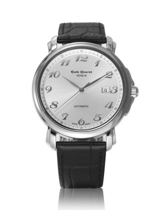 emilechouriet莱蒙系列白色表盘阿拉伯数字时标男表081168g4268292