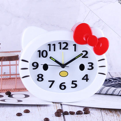 儿童可爱卡通双音闹钟多功能创意学生床头闹钟表