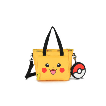 乐播诗新款宝可梦联名可爱皮卡丘款手提包x102
