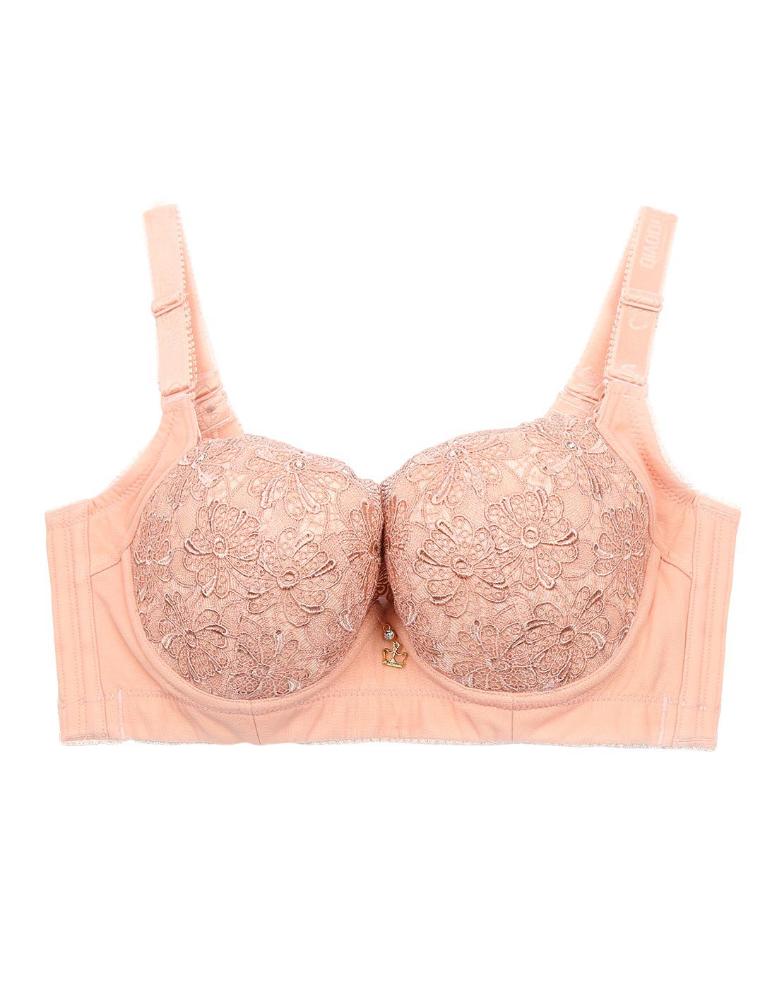 俏丹娜q2260性感蕾丝花纹bc杯薄款钢圈聚拢调整型内衣文胸
