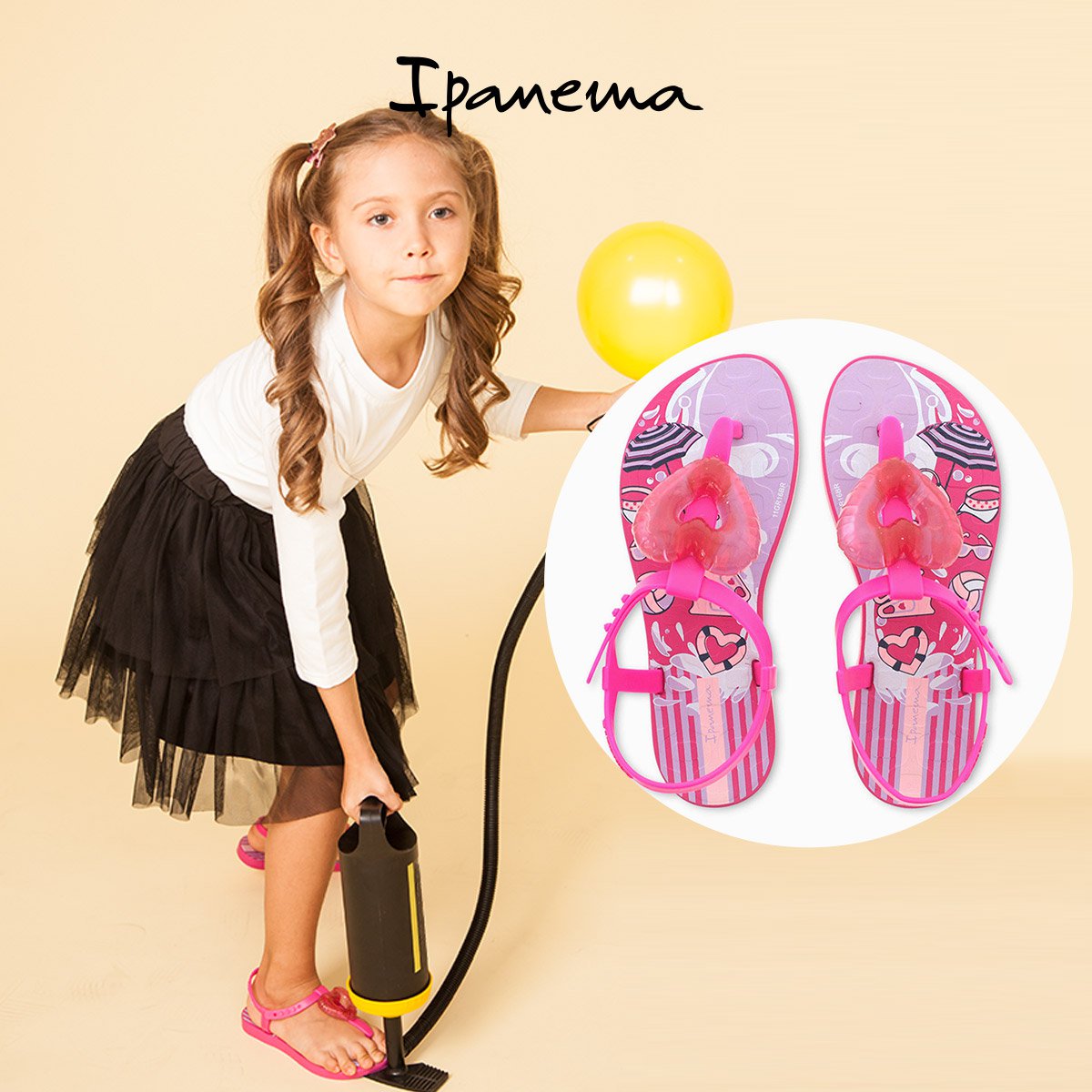 女童凉鞋漂流列中大童夹趾凉鞋印花时尚儿童沙滩鞋童鞋